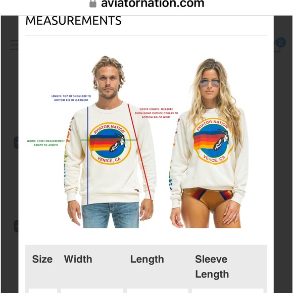 aviator nation charcoal xl swatshirt - Picture 2 of 3